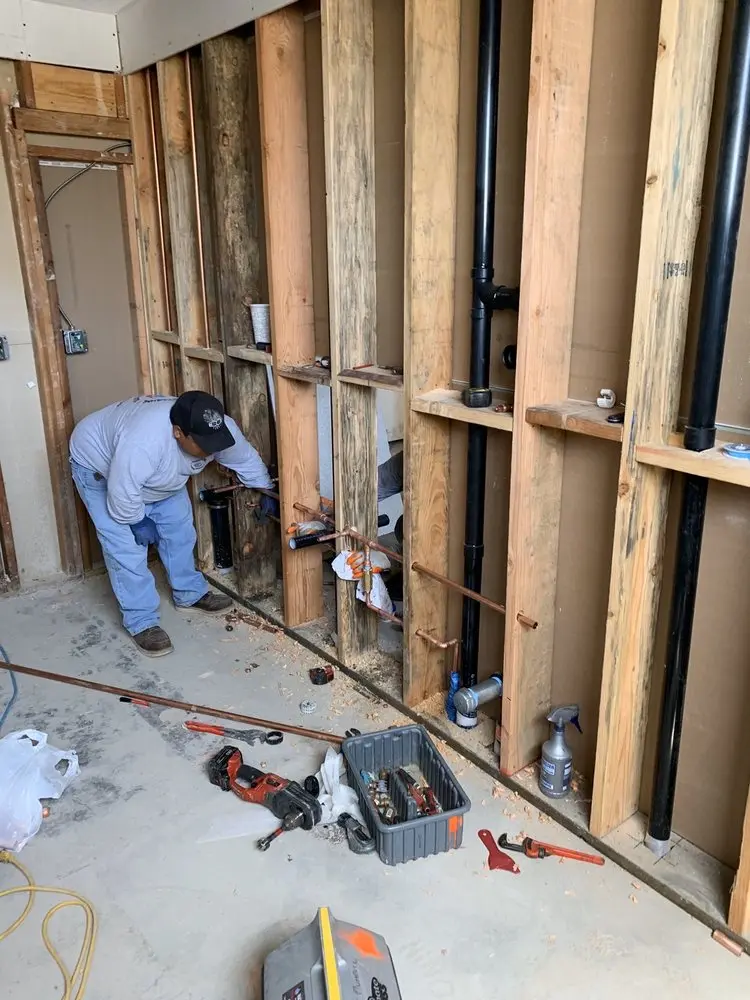 Commercial rough-in plumbing for Commercial Plumbing in Hidden Hills